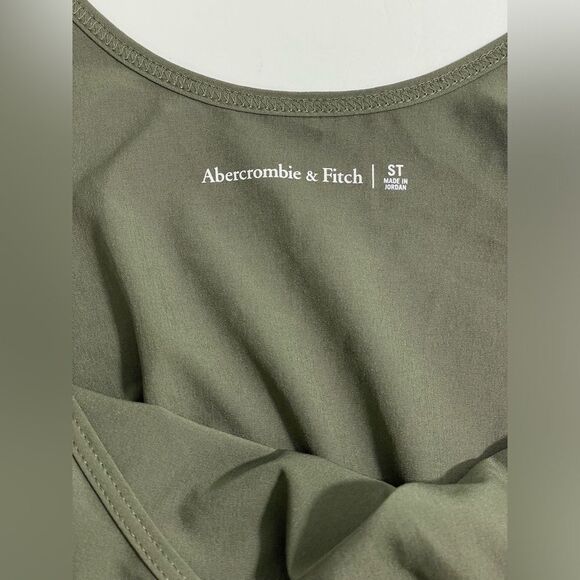 Abercrombie & Fitch Jumpsuit Traveler Jogger Olive Green Size ST SMALL TALL - Picture 5 of 6